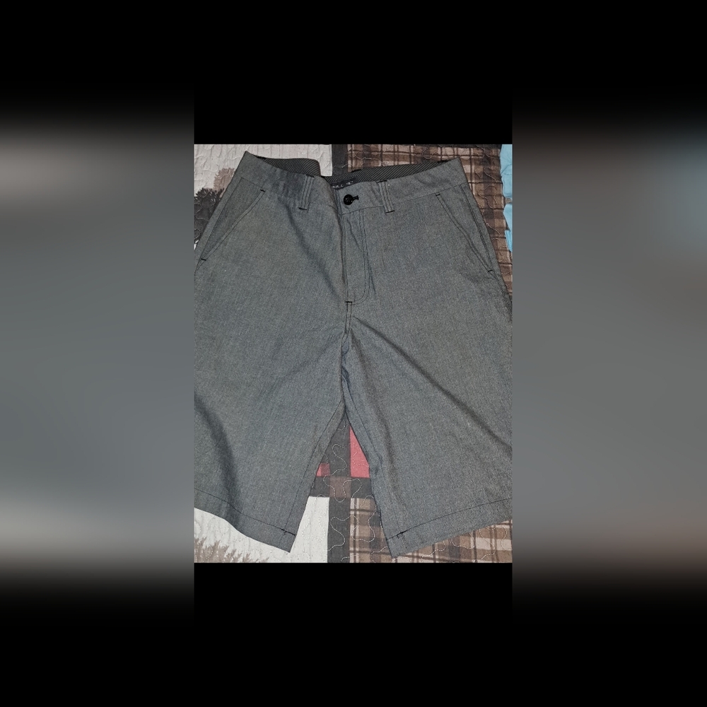 O'Neill Men's Charcoal Flat Front Shorts